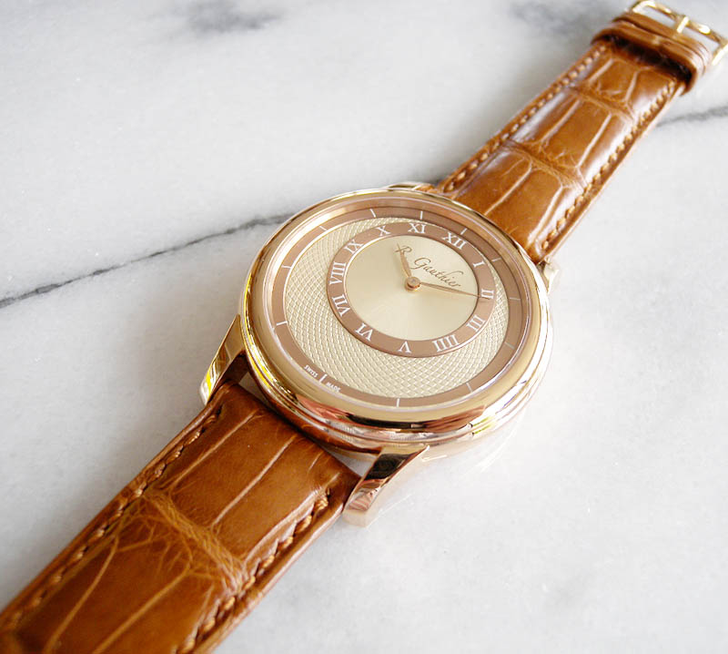C@S[eBG Romain Gauthier
RED GOLD & CHAMPAGNE DIAL